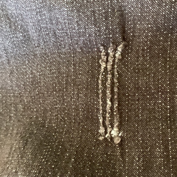 Bisou Bisou Jeans brown distressed look size 6 flair leg - Picture 10 of 12